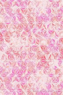 LUT 51160203 motif géométrique rose oranger